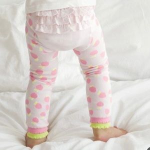 Eva & Elvin Baby Frill Leggings -Apple Pink 12-24M